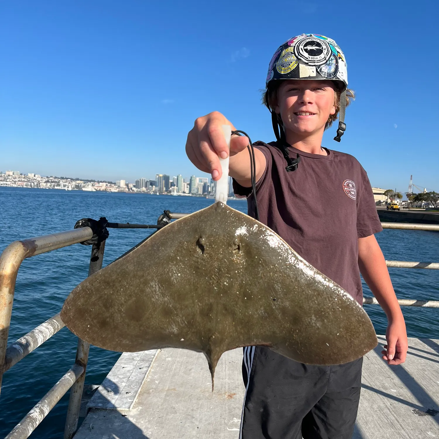 The most popular recent Spiny butterfly ray catch on Fishbrain