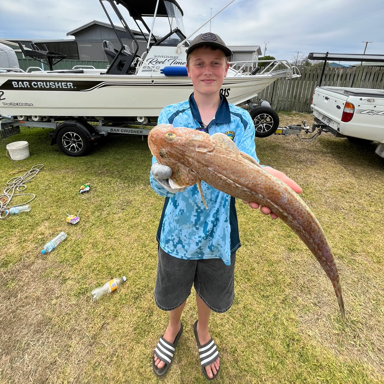 The most popular recent Tiger flathead catch on Fishbrain