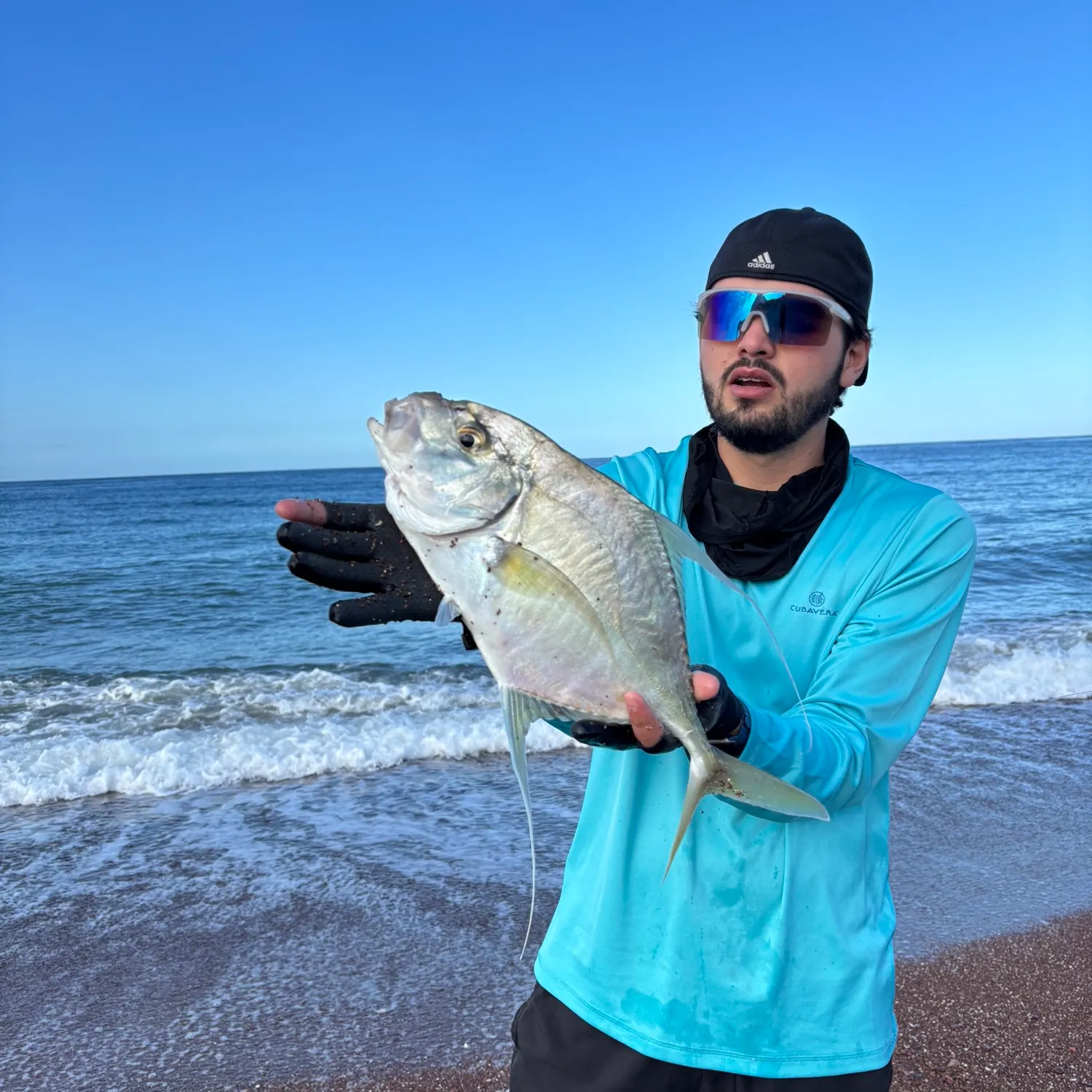 The most popular recent African pompano catch on Fishbrain