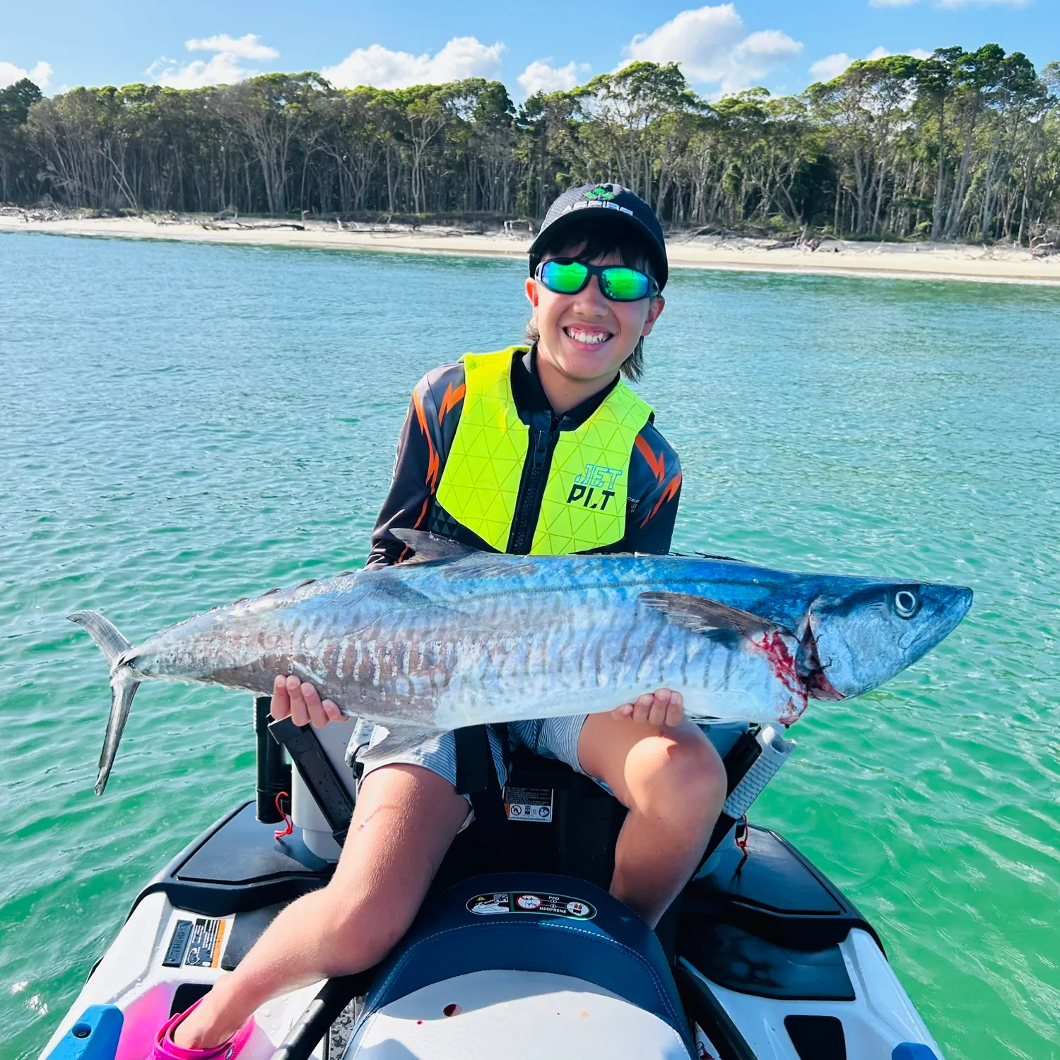 The most popular recent Narrow-barred Spanish mackerel catch on Fishbrain