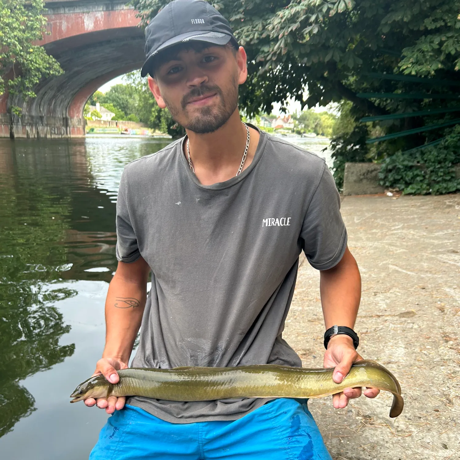 The most popular recent European eel catch on Fishbrain