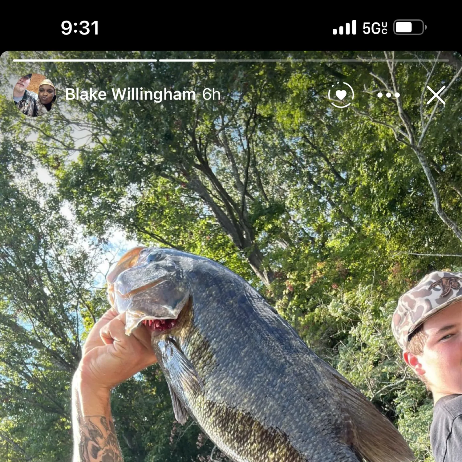 recently logged catches