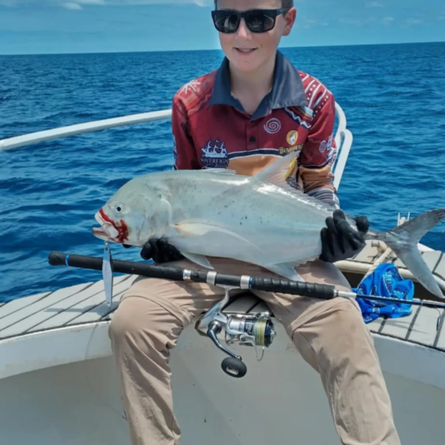 The most popular recent Brassy trevally catch on Fishbrain