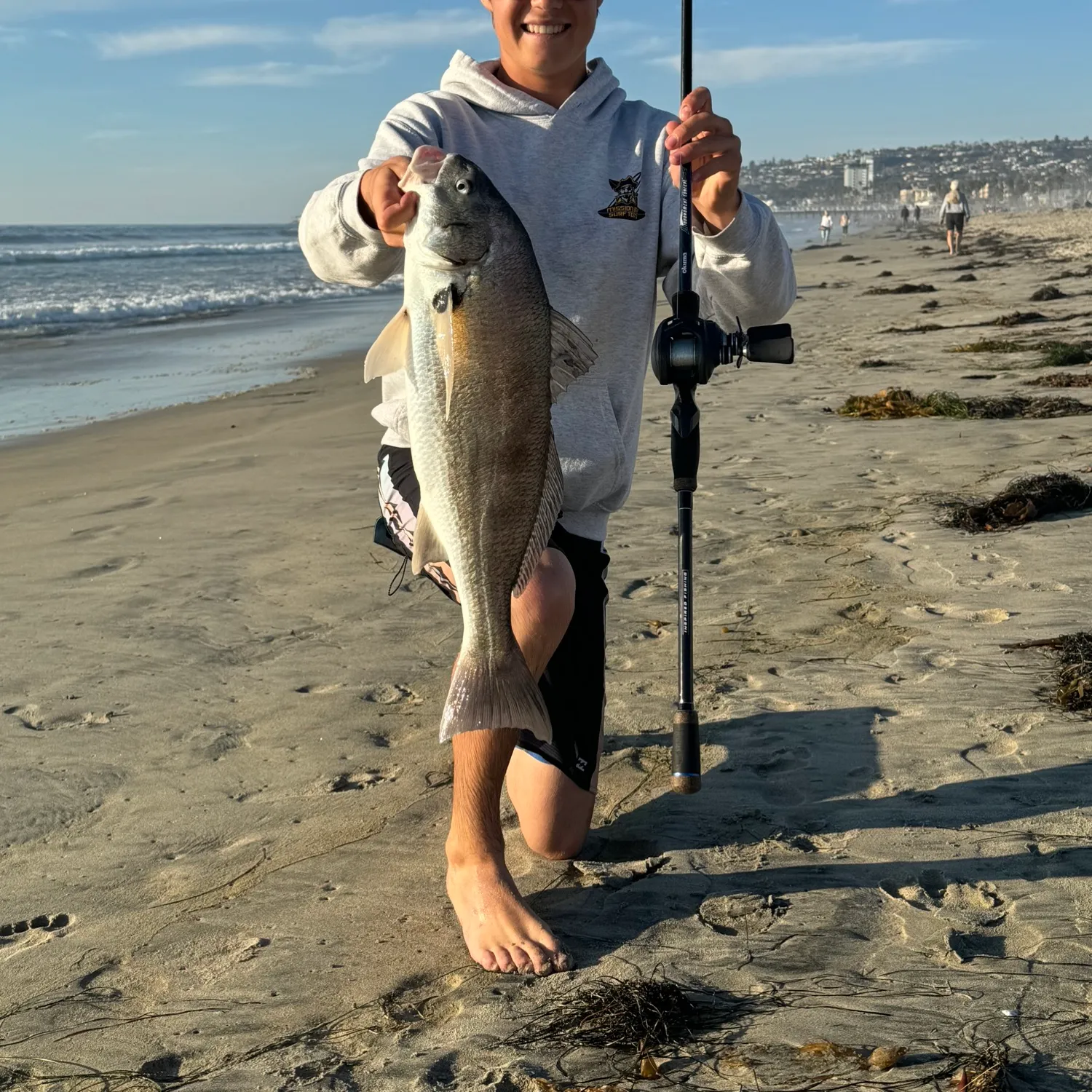 The most popular recent Spotfin croaker catch on Fishbrain