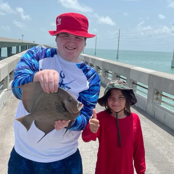 The most popular recent Gray angelfish catch on Fishbrain