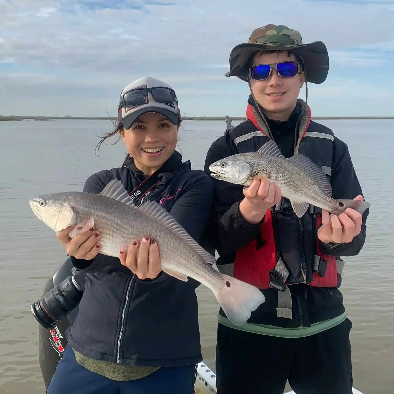 Fishing for redfish at Pointe a la Hache