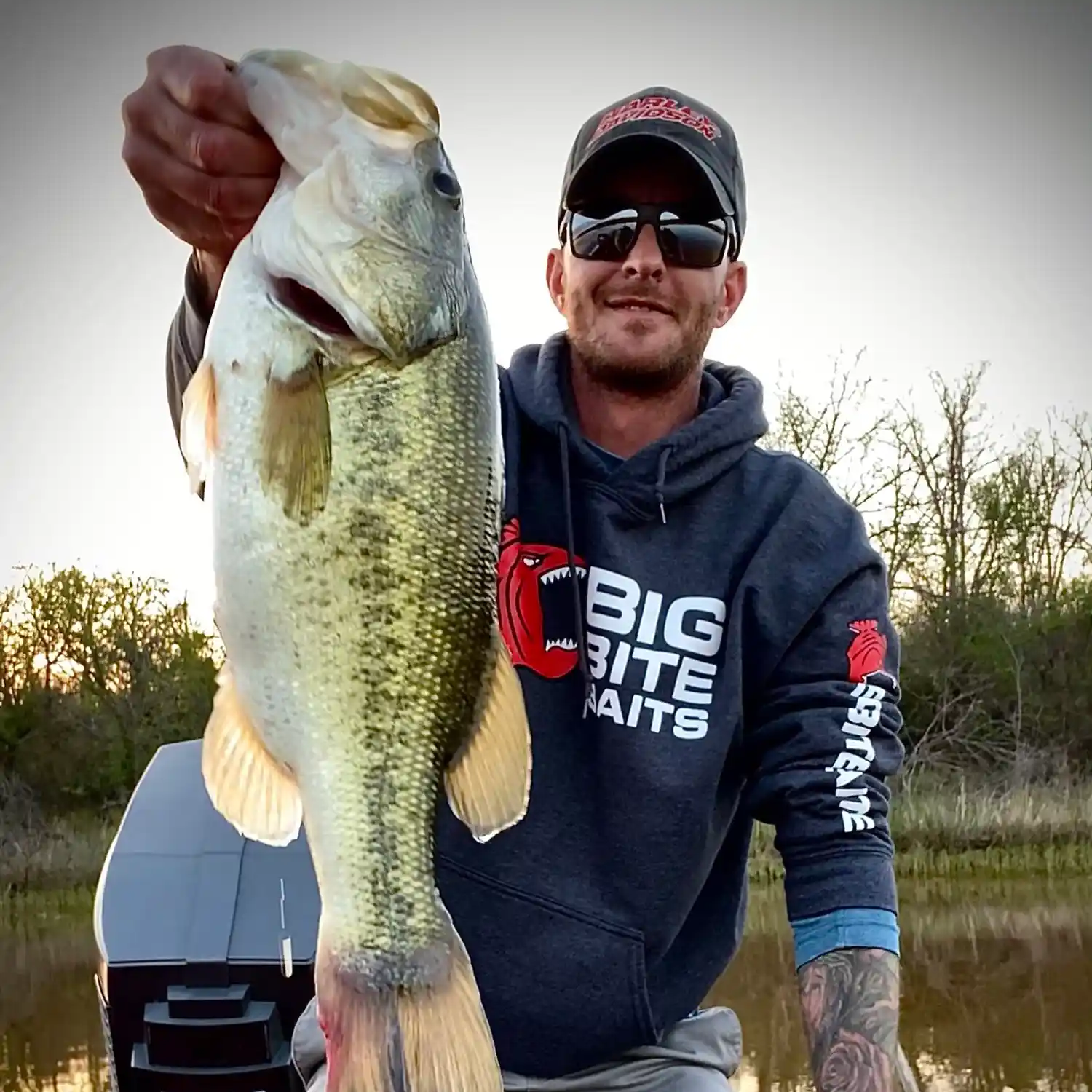 Biggest White Bass we've caught all year. Lake Thunderbird