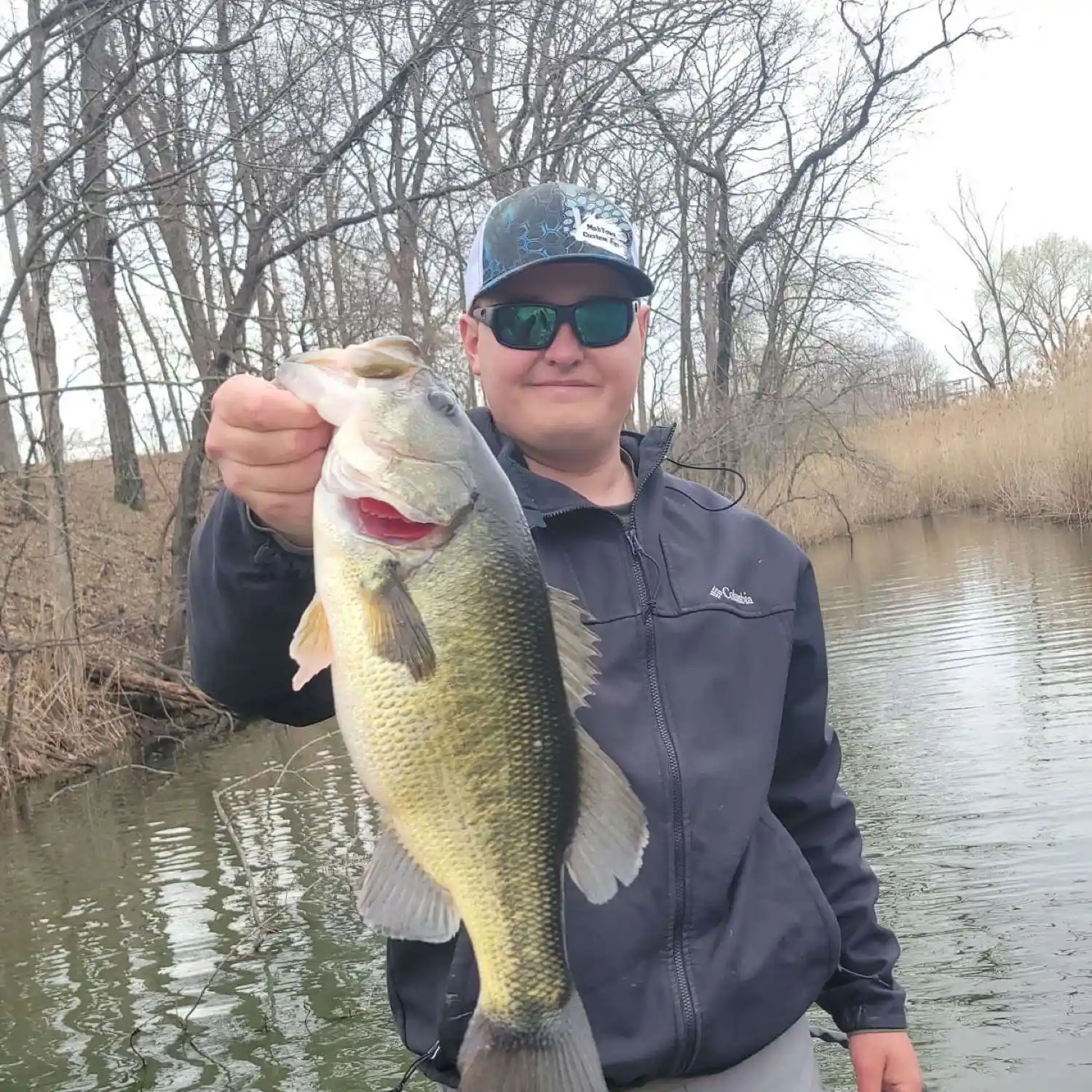 Lake Coffeen Fishing Map