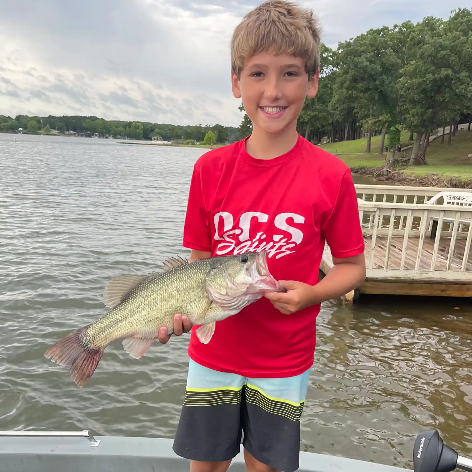 Lake Carl Blackwell Fishing for Crappie and Hybrid Striper with