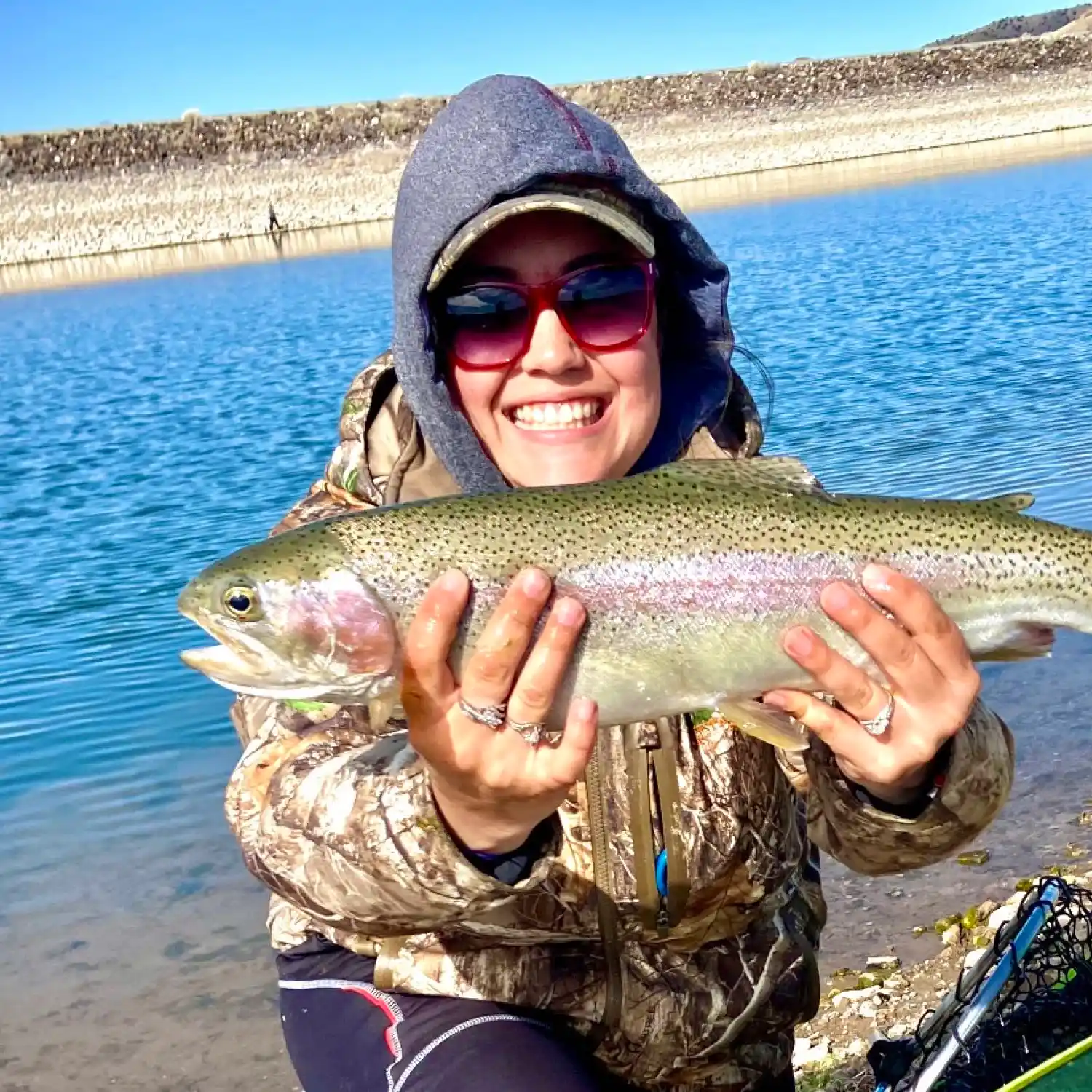 UNEXPECTED Catch Bank Bass Fishing, Minersville Reservoir Utah