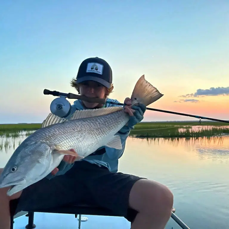 Highlights Fishing Blackbeards Island, Georgia. 