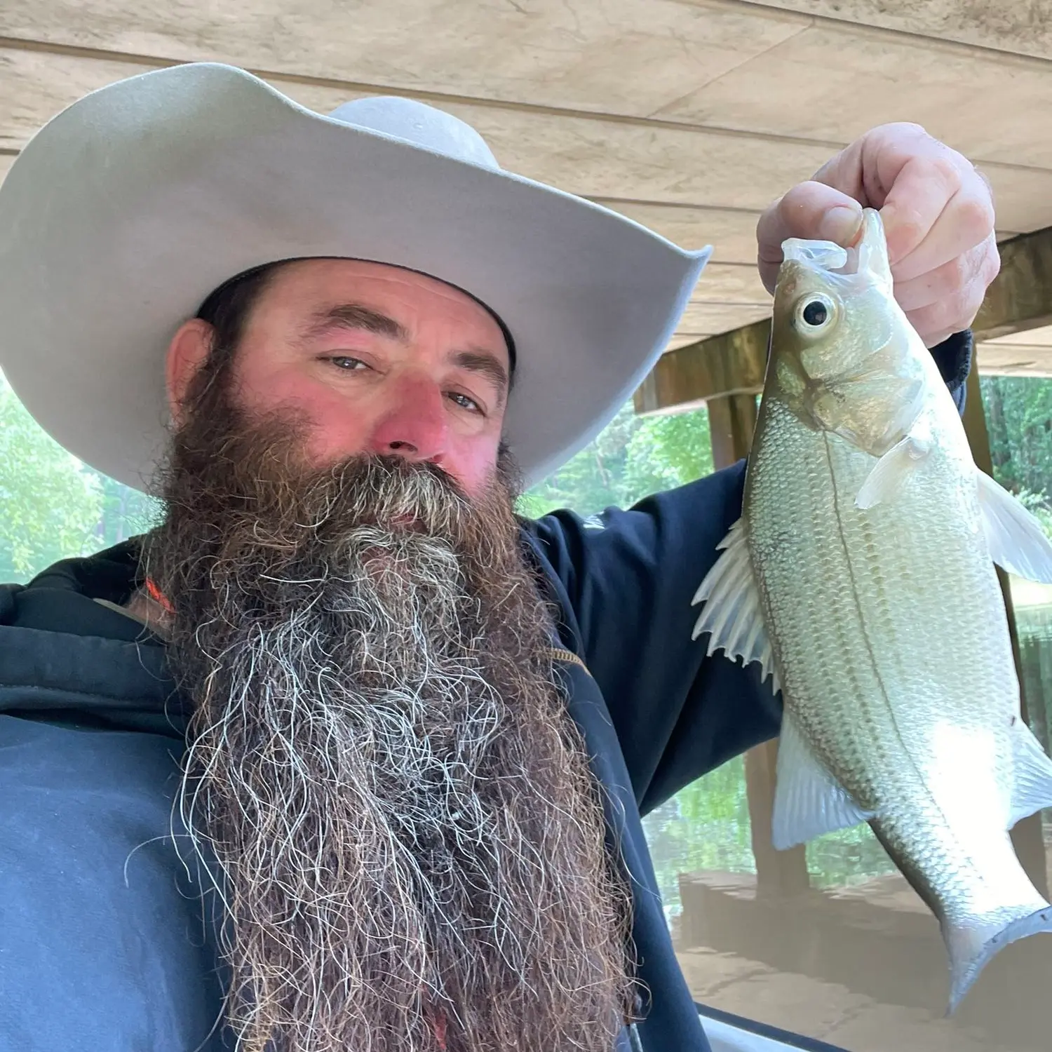 Crappie fishing on Lake Houston Texas in Luce Bayou