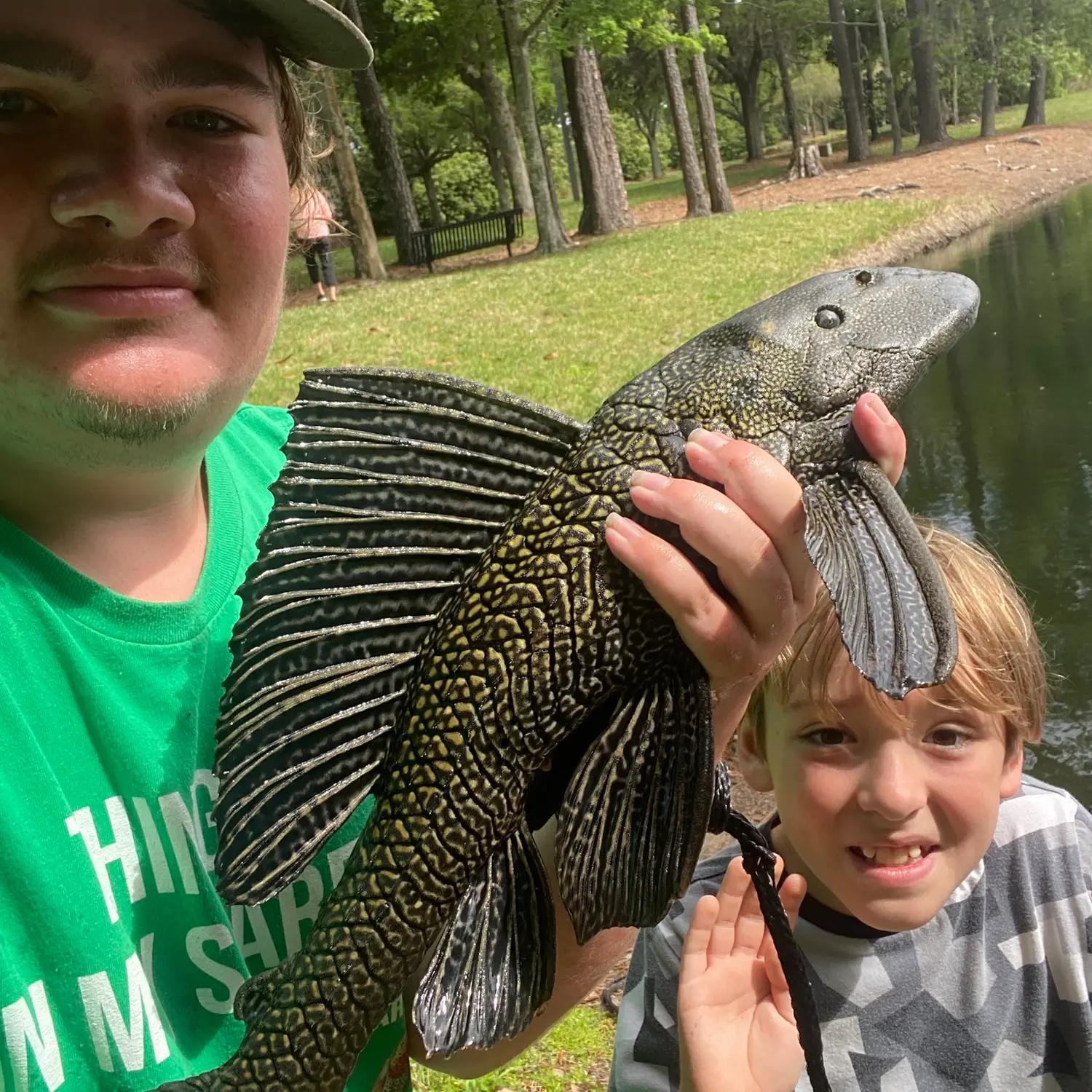 Anyone ever catch a plecostomus ?? (Sucker mouth catfish) : r/Fishing